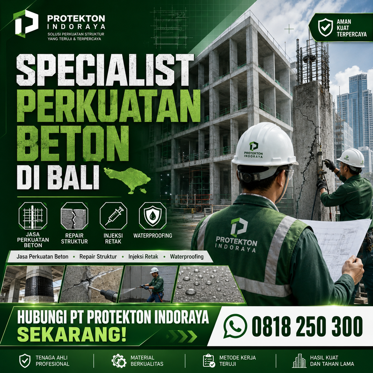 Specialist Perkuatan Beton Di Bali